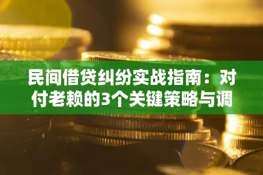 济南民间借贷纠纷实战指南：对付老赖的3个关键策略与调解盲区解析