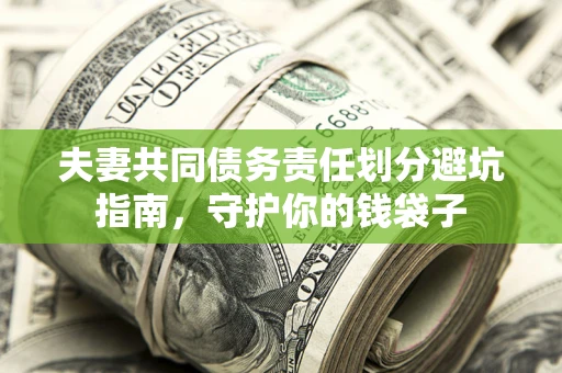 济南夫妻共同债务责任划分避坑指南，守护你的钱袋子