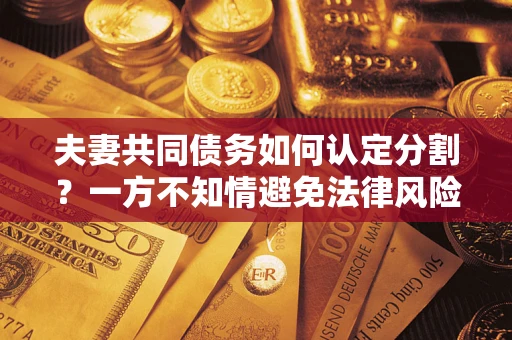 济南夫妻共同债务如何认定分割？一方不知情避免法律风险必看！